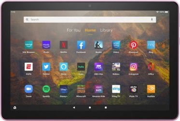 Amazon - Fire HD 10 – 10.1” – Tablet – 32 GB - Lavender - Front_Zoom