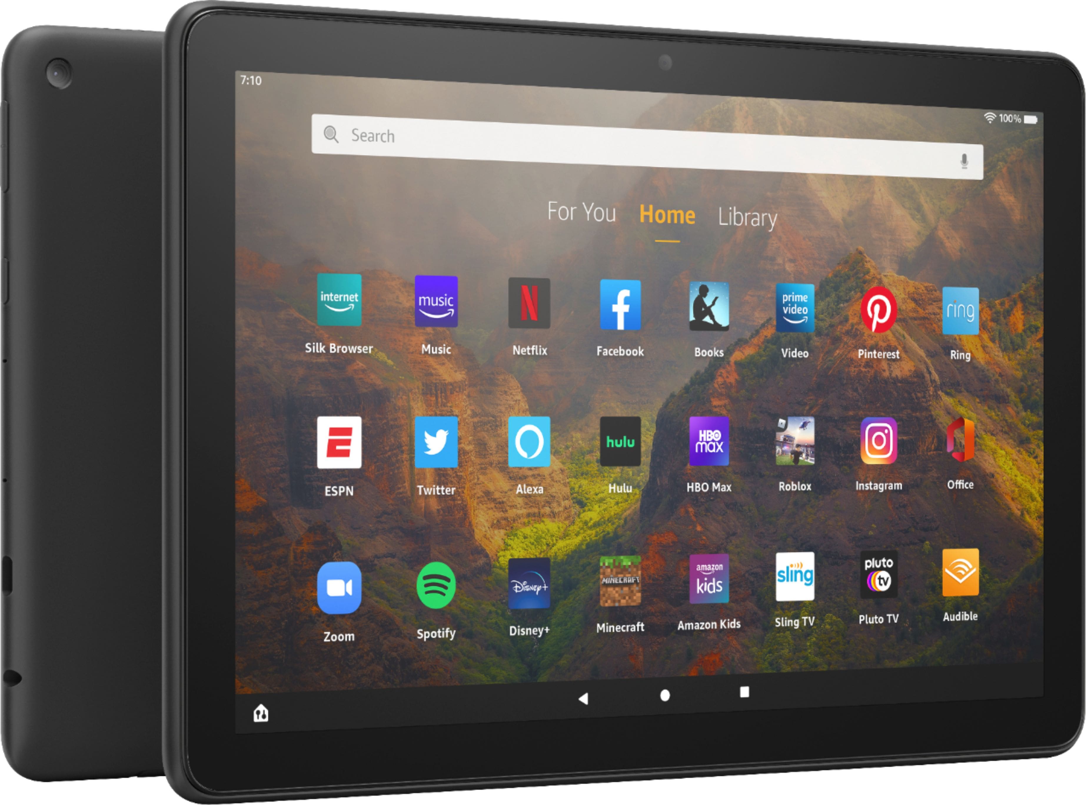 Alt View 13. Amazon - Fire HD 10 – 10.1” – Tablet – 64 GB - Black.