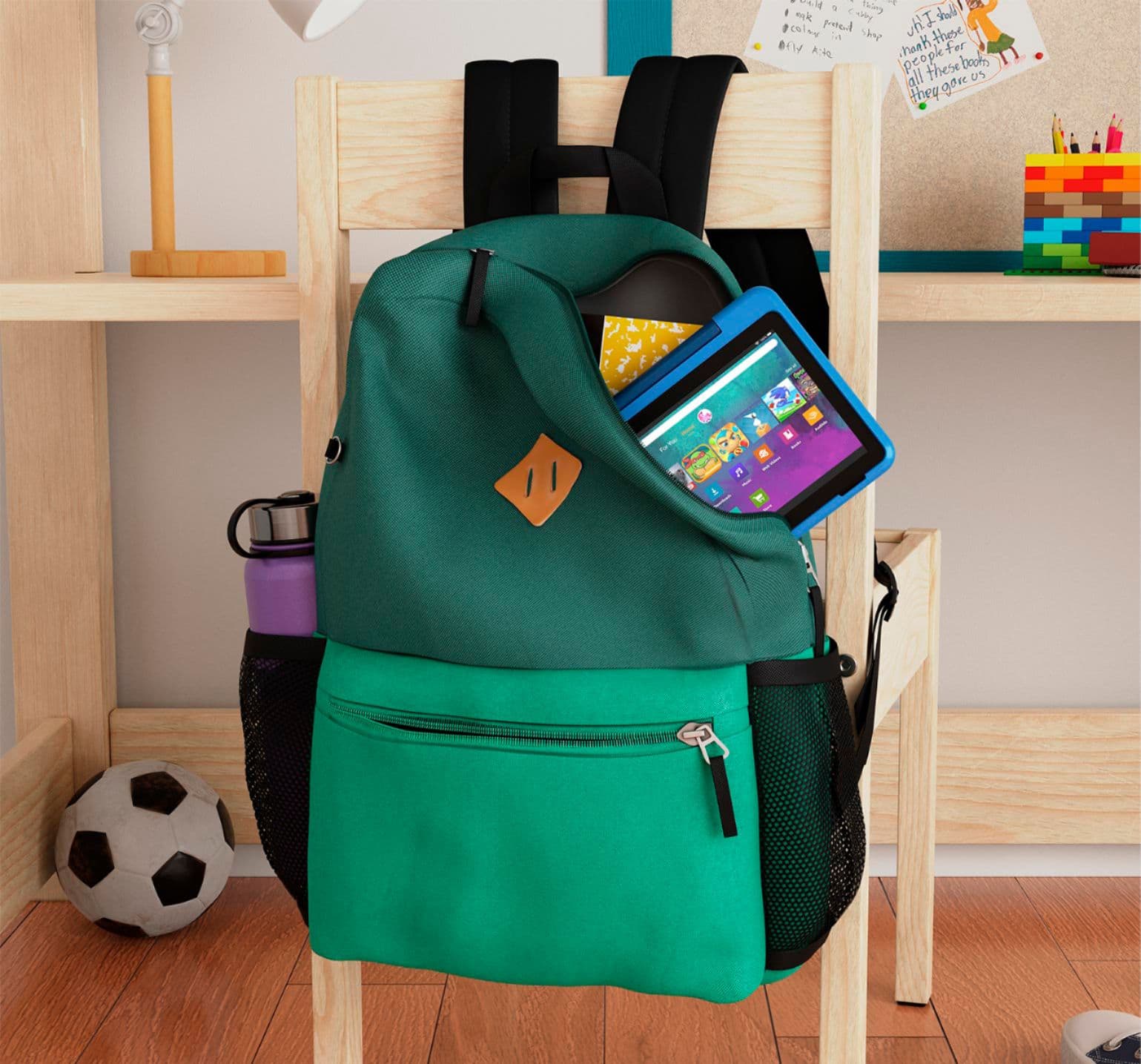 Alt View 12. Amazon - Fire 10 Kids Pro – 10.1” Tablet – ages 6+ - 32 GB - Black.