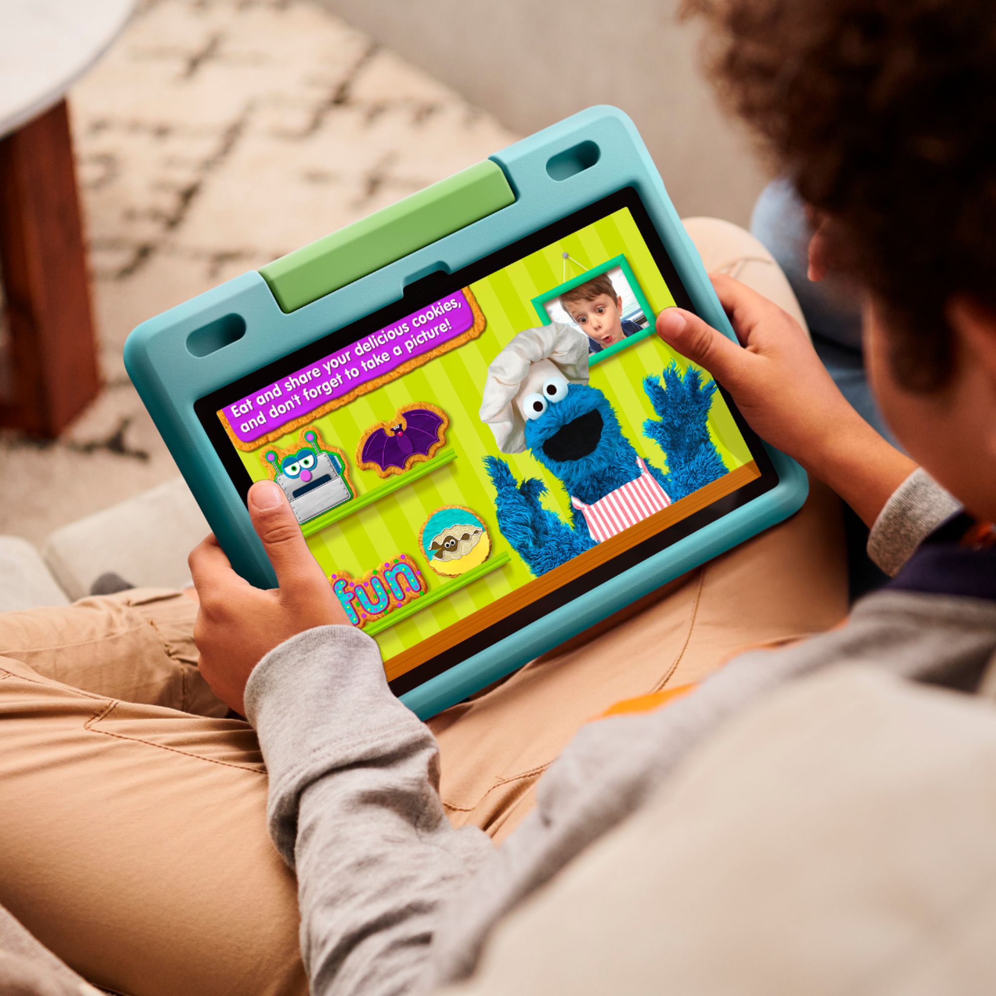 Best Buy:  Fire 10 Kids – 10.1” Tablet – ages 3-7 32 GB Lavender  B08F5Z2MC2