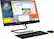 Left. Lenovo - IdeaCentre AIO 3i 24" 23.8" Non-Touch All-In-One - Intel Core i3 - 8GB Memory - 256GB Solid State Drive - Black.