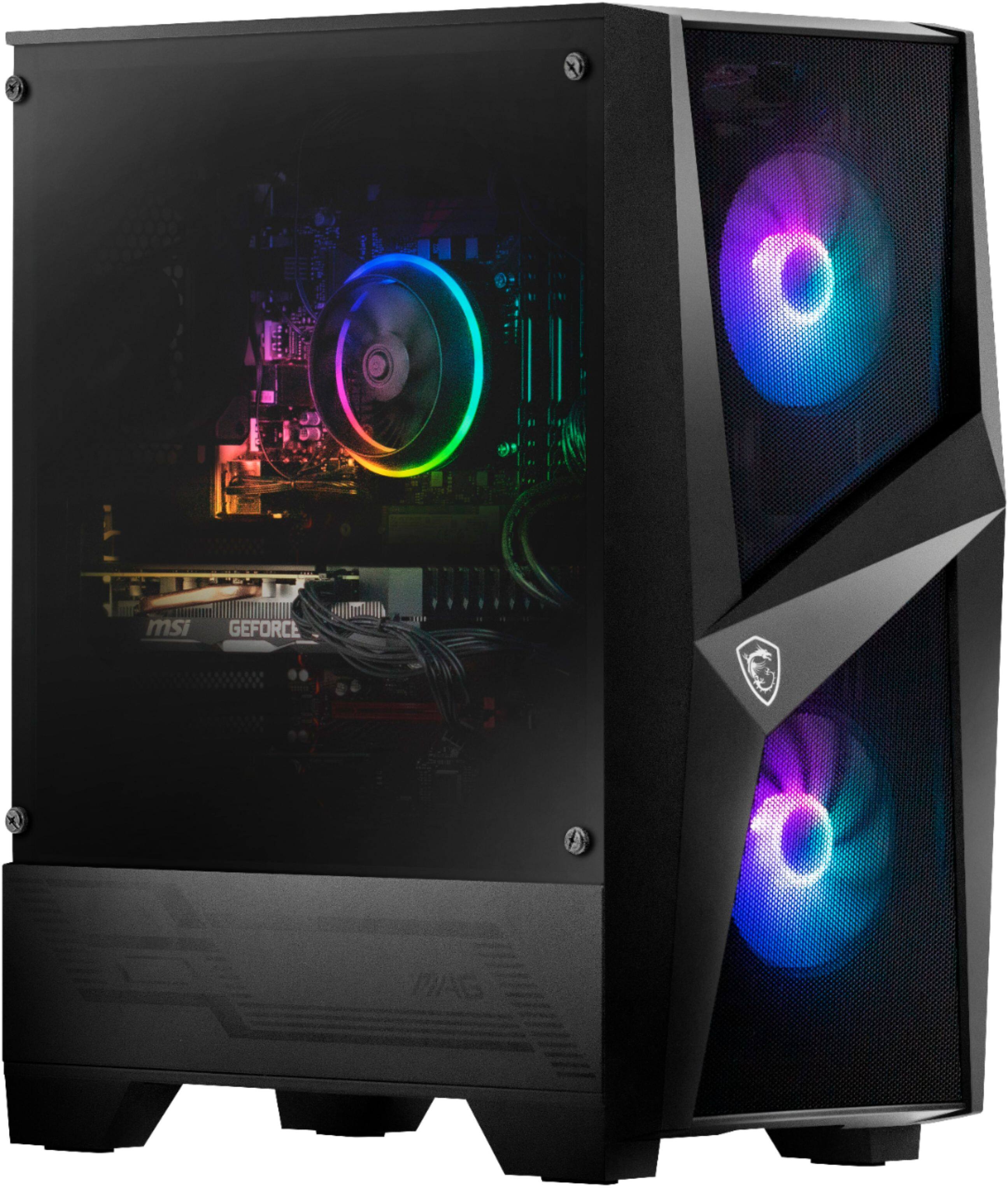 Alt View 2. MSI - Codex R Gaming Desktop - Intel Core i7-10700F - 16GB Memory - NVIDIA GeForce RTX 2060 - 1TB SSD + 1TB HD - Black.