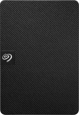 Seagate - Expansion 2TB External USB 3.0 Portable Hard Drive with Rescue Data Recovery Services - Black