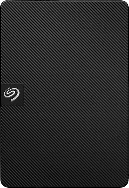 Seagate - Expansion 2TB External USB 3.0 Portable Hard Drive with Rescue Data Recovery Services - Black