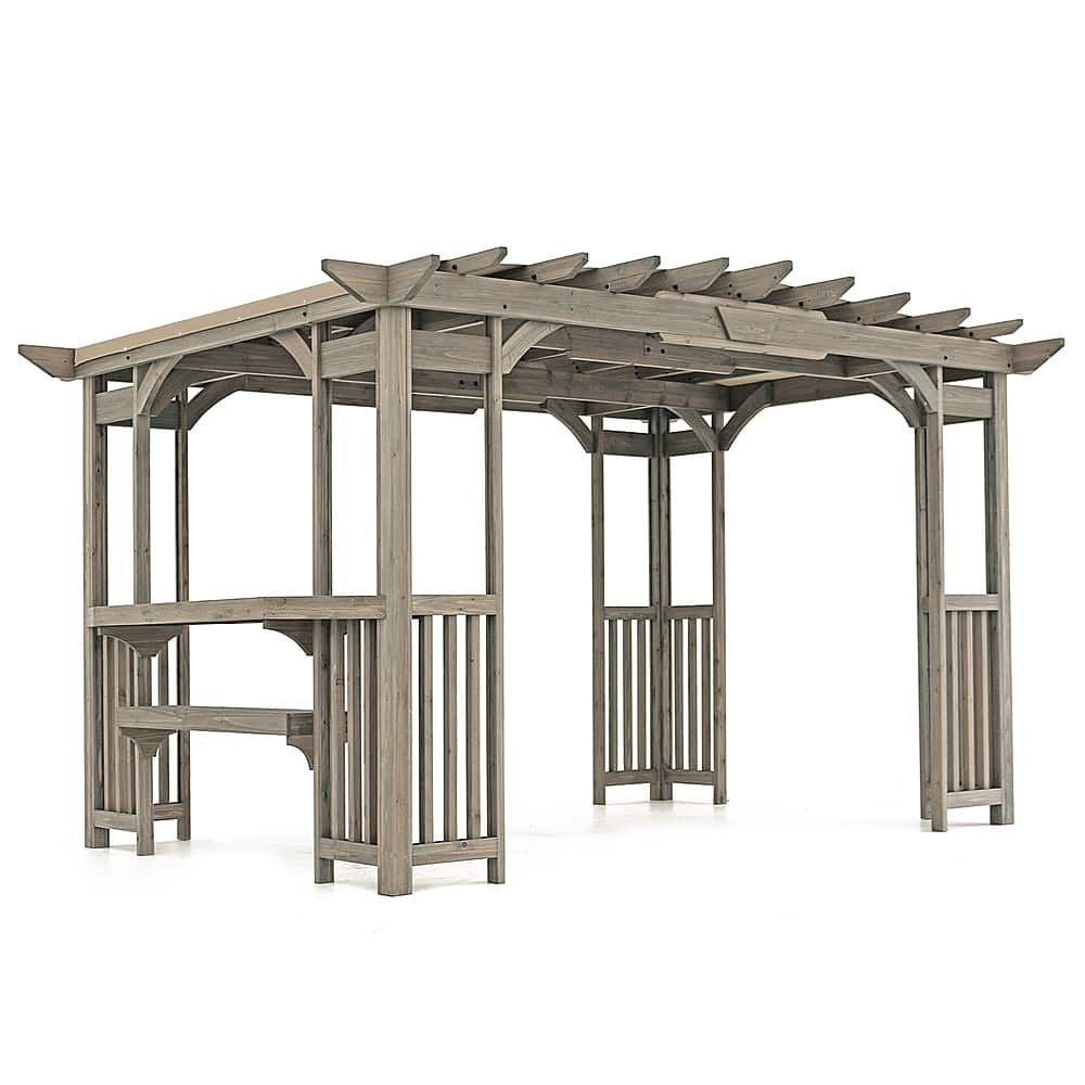 Alt View 11. Yardistry - Madison Pergola - Gray.