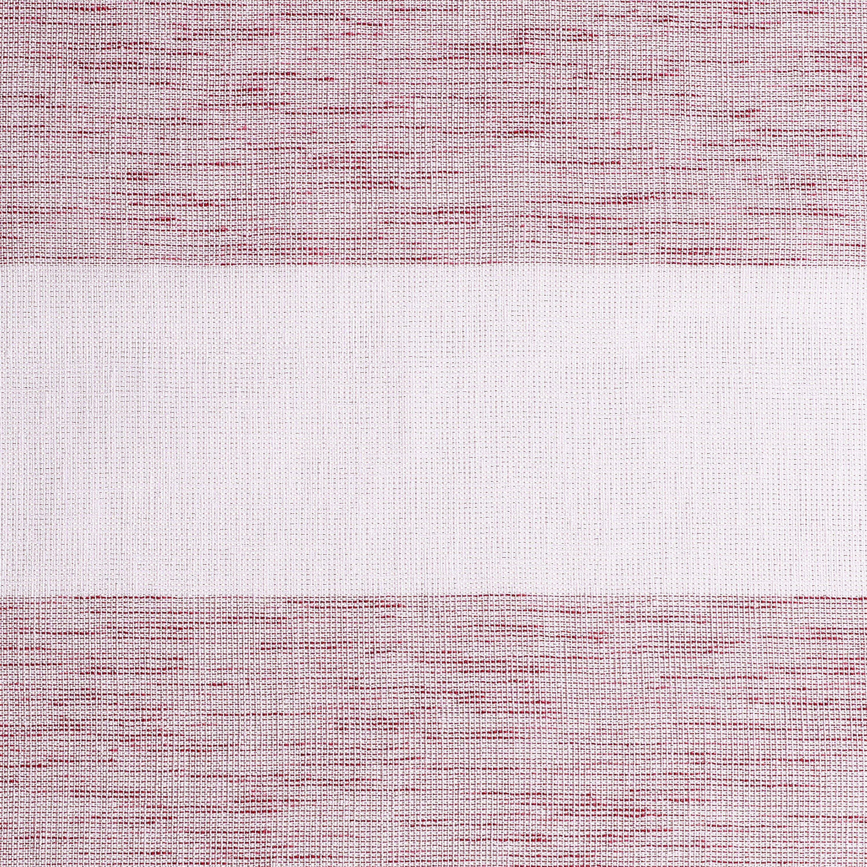 Back. Kate Aurora - Kate Aurora Seaside Chic Cabana Metallic Striped Fabric Shower Curtains - Red - Red.