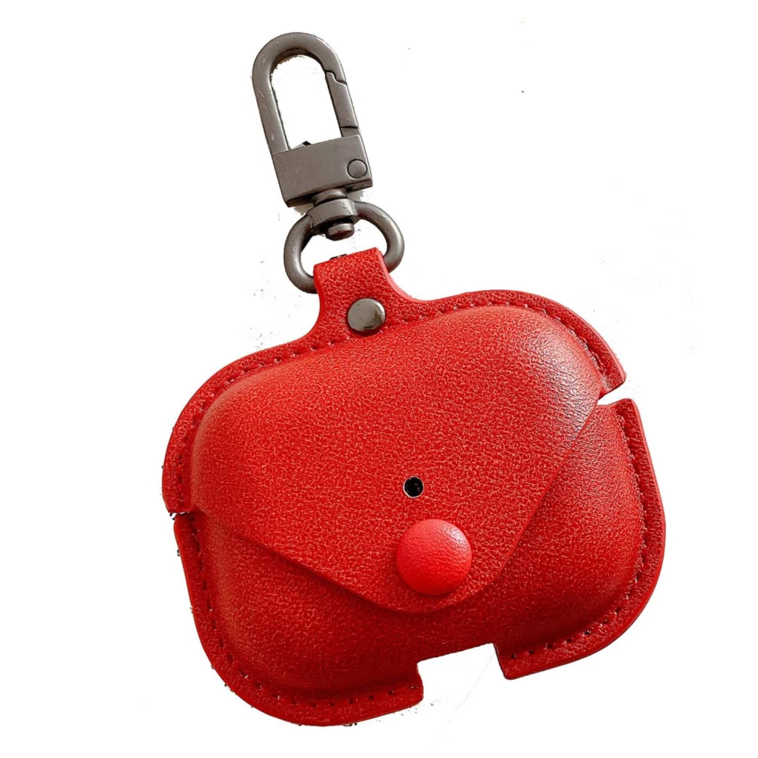 Stock Preferred - PU Leather Protective Case Cover for Apple AirPods Pro - Red