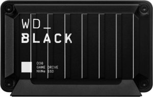 WD - WD_BLACK D30 2TB Game Drive for PlayStation and Xbox External USB Type-C Portable SSD - Black - Front_Zoom