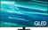 Front. Samsung - 50" Class Q80A Series QLED 4K UHD Smart Tizen TV - Titan Black.