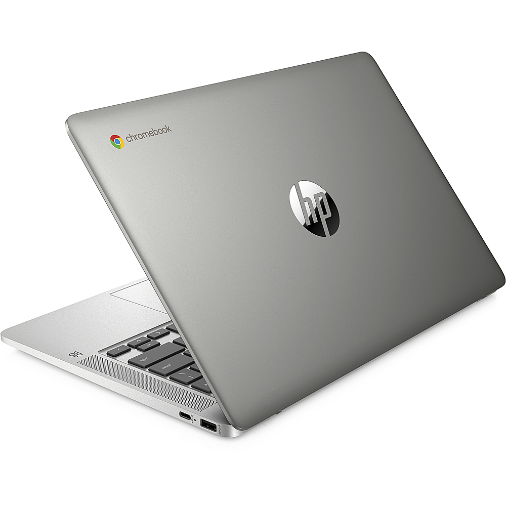 Angle View: HP - 14" Micro-Edge Chromebook - AMD 3015Ce - 4GB Memory - 32GB eMMC
