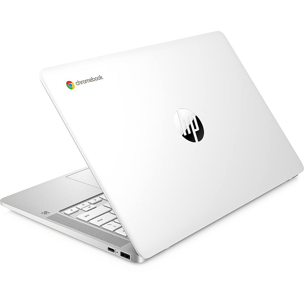 Angle View: HP - 14" Touch-Screen Chromebook - AMD 3015Ce - 4GB Memory - 32 GB eMMC