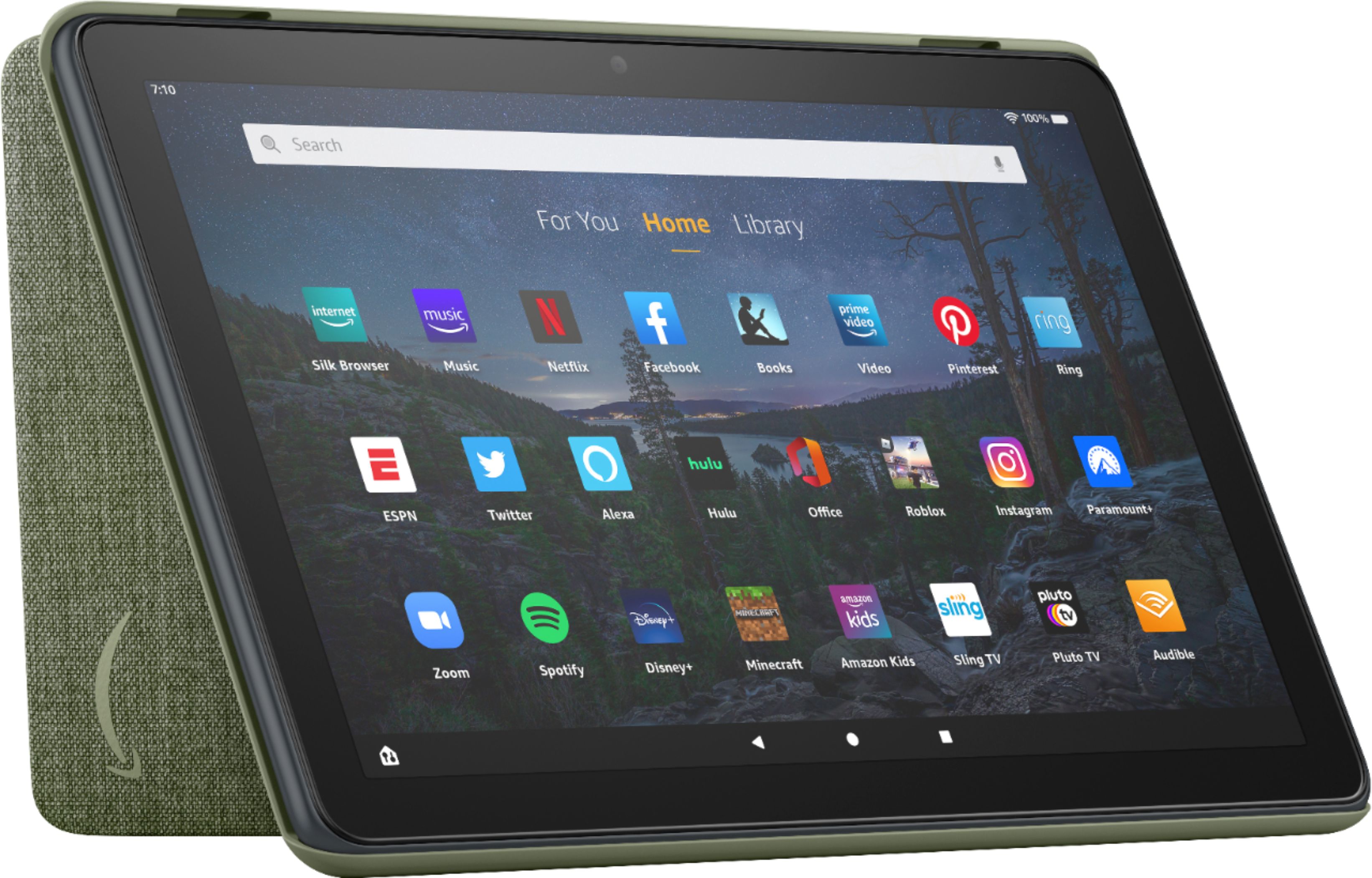 Kader onderwerpen vervolgens Amazon Fire HD 10 Tablet Cover Olive B08L9T2L7J - Best Buy