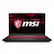 Front. MSI - GF75 Thin 17.3" Gaming Laptop - Intel Core i5-10300H - 8GB Memory - NVIDIA GeForce GTX 1650 - 512GB SSD - Win10 Home - Aluminum Black.