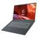 Left. MSI - Prestige 15.6" 4K UHD Laptop - Intel Core i7-10710U - 32GB Memory - 1TB Solid State Drive - Windows 10 Pro - Gray with Blue Diamond cut.