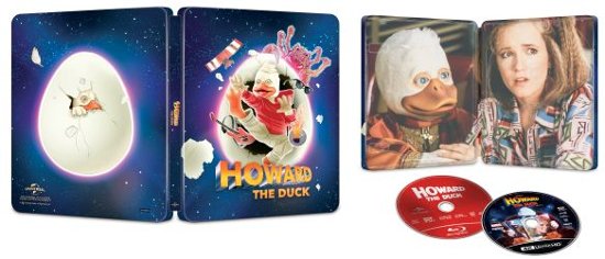 Front Standard. Howard the Duck [SteelBook] [Includes Digital Copy] [4K Ultra HD Blu-ray/Blu-ray] [1986].