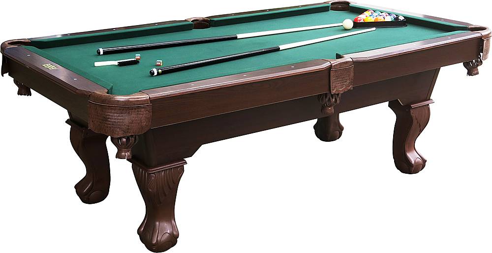 Angle View: Barrington - Springdale 90" Billiard Table - Green/Brown