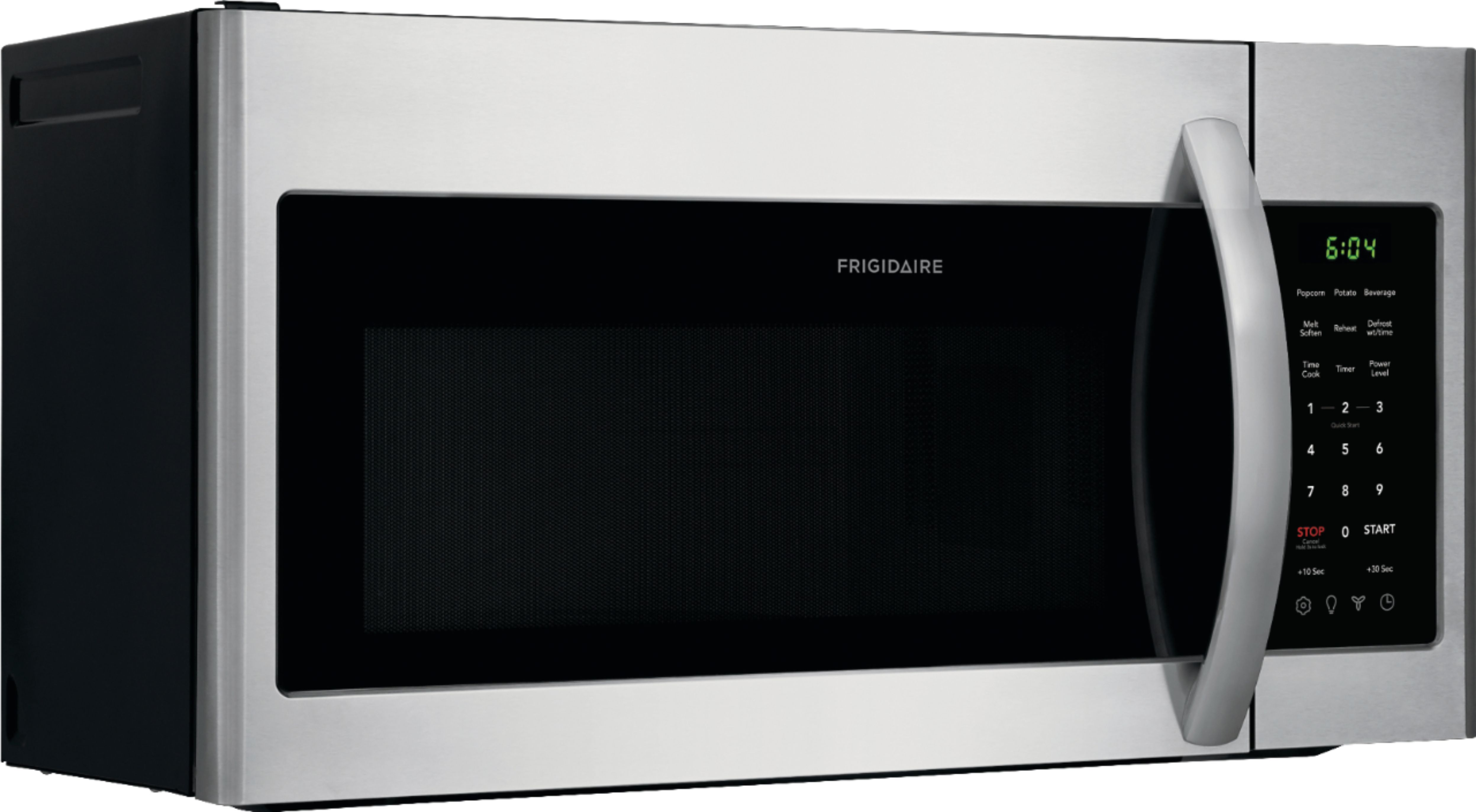 Angle View: Frigidaire - 1.8 Cu. Ft. Over-the-Range Microwave - Stainless steel