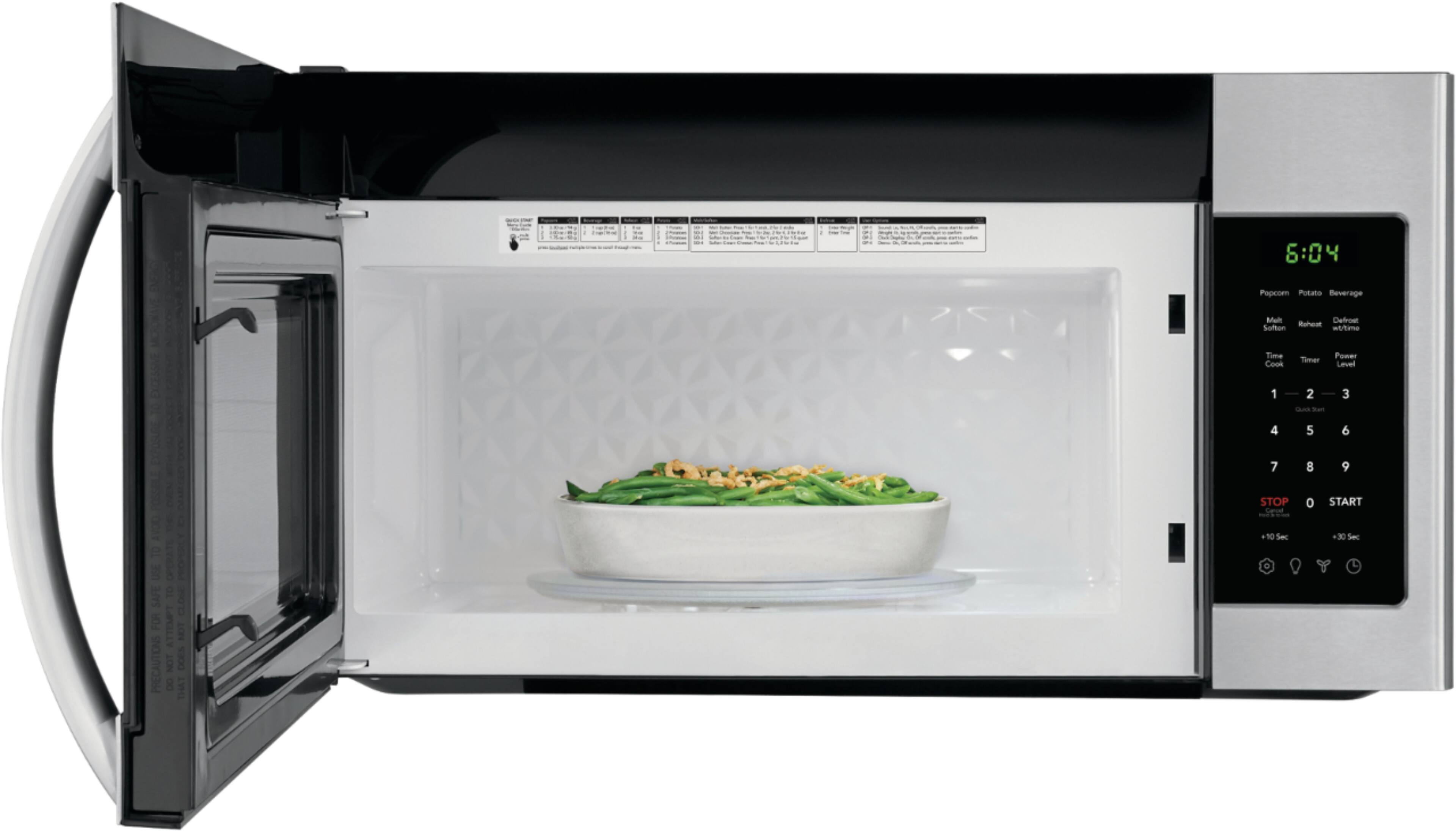 Alt View 17. Frigidaire - 1.8 Cu. Ft. Over-the-Range Microwave - Stainless Steel.