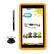 Alt View 11. LINSAY - 7" Kids Tablet, Stylus, Tablet Pop Holder, and Backpack Bundle - 32GB - Orange.