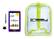 Front. LINSAY - 7" Kids Tablet, Stylus, Tablet Pop Holder, and Backpack Bundle - 32GB - Blue.