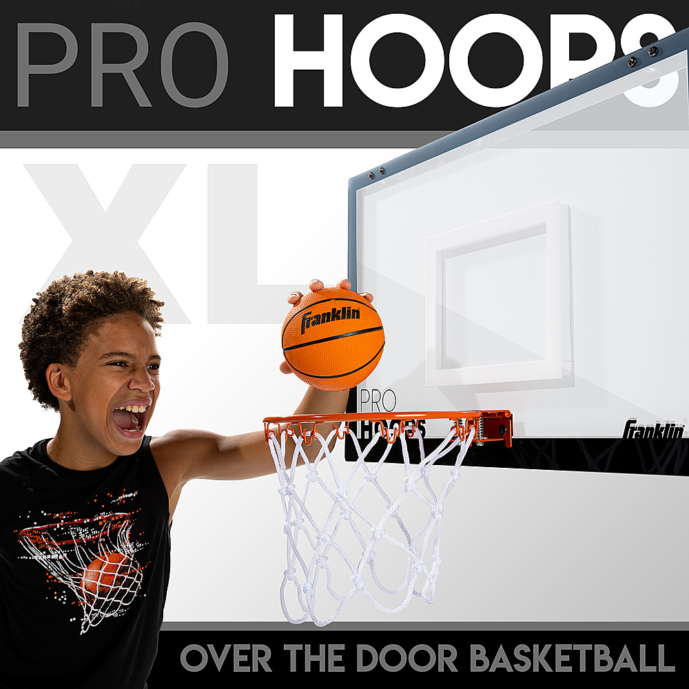 Angle View: Franklin Sports - Over The Door Mini Basketball Hoop - Multi