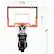 Left. Franklin Sports - Over The Door Basketball Hoop with Ball Return - Multi.