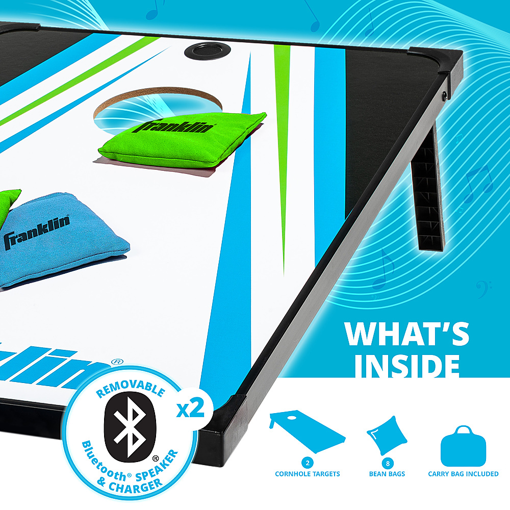Angle View: Franklin Sports - Bluetooth Cornhole Set