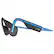 Front. AfterShokz - OpenMove Open-Ear Lifestyle Headphones - Blue.