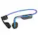 Alt View 12. AfterShokz - OpenMove Open-Ear Lifestyle Headphones - Blue.