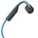 Alt View 14. AfterShokz - OpenMove Open-Ear Lifestyle Headphones - Blue.
