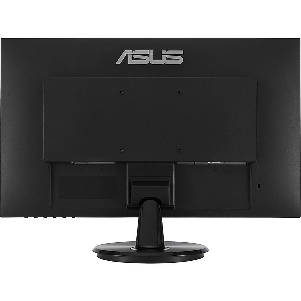 Back. ASUS - Eye Care Monitor - 23.8 inch, Full HD, IPS, Frameless, 75Hz, Adaptive-Sync/FreeSync™, Low Blue Light, Flicker Free - Black.