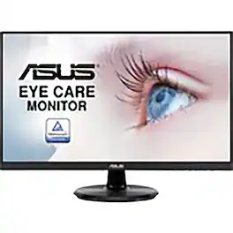 ASUS - Eye Care Monitor - 23.8 inch, Full HD, IPS, Frameless, 75Hz, Adaptive-Sync/FreeSync™, Low Blue Light, Flicker Free - Black