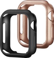 Modal™ - Bumper Case for Apple Watch 40mm (2 Pack) - Gold/Black - Angle_Zoom