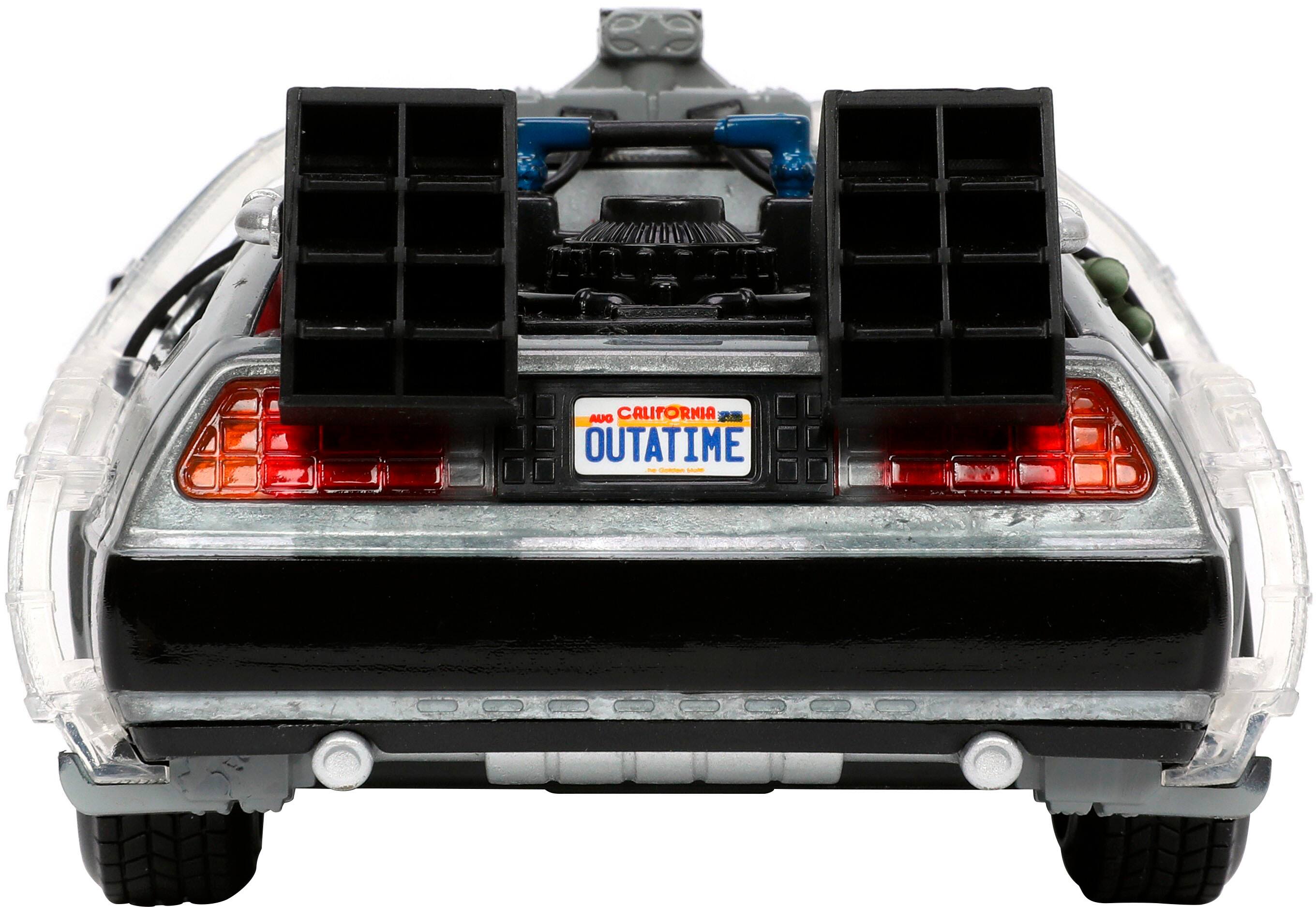 Alt View 13. Jada - Hollywood Rides 1:24th Diecast - Back to the Future 1 DeLorean Time Machine.
