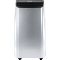 Amana - 350 Sq. Ft. Portable Air Conditioner - Silver/Gray - Front_Zoom