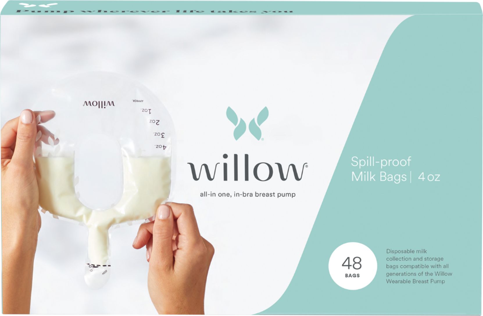 Willow Willow® 3.0 Spill-Proof Breast Milk Bag 48ct B4850 - Best Buy