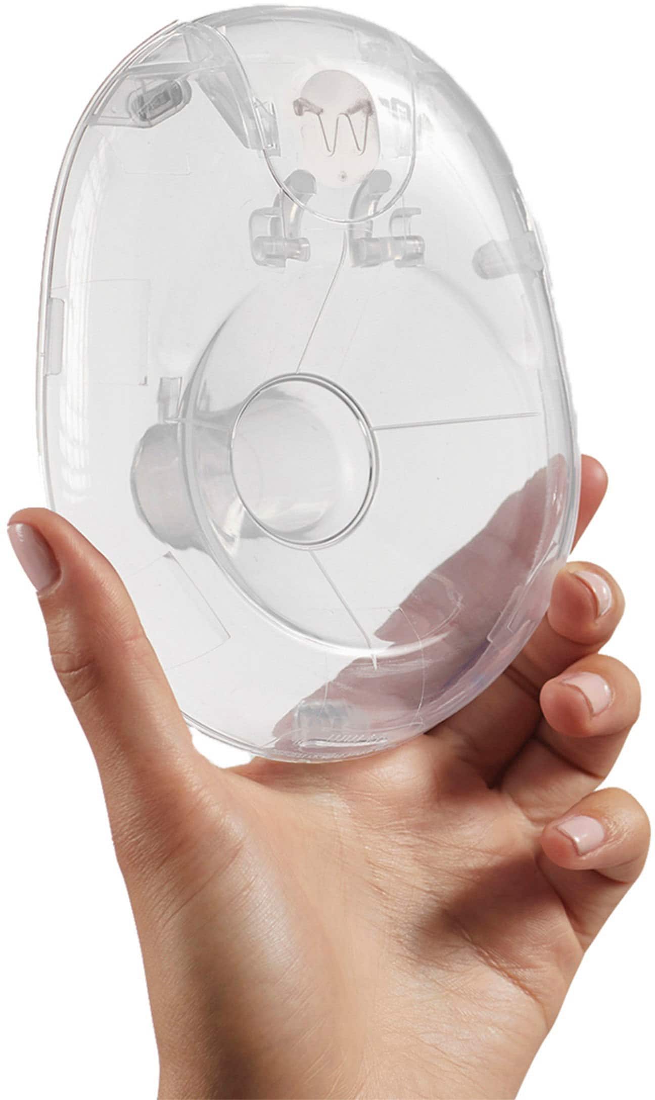 Front. Willow - 3.0 Breast Pump Flange 21mm, 2-pack - Clear.