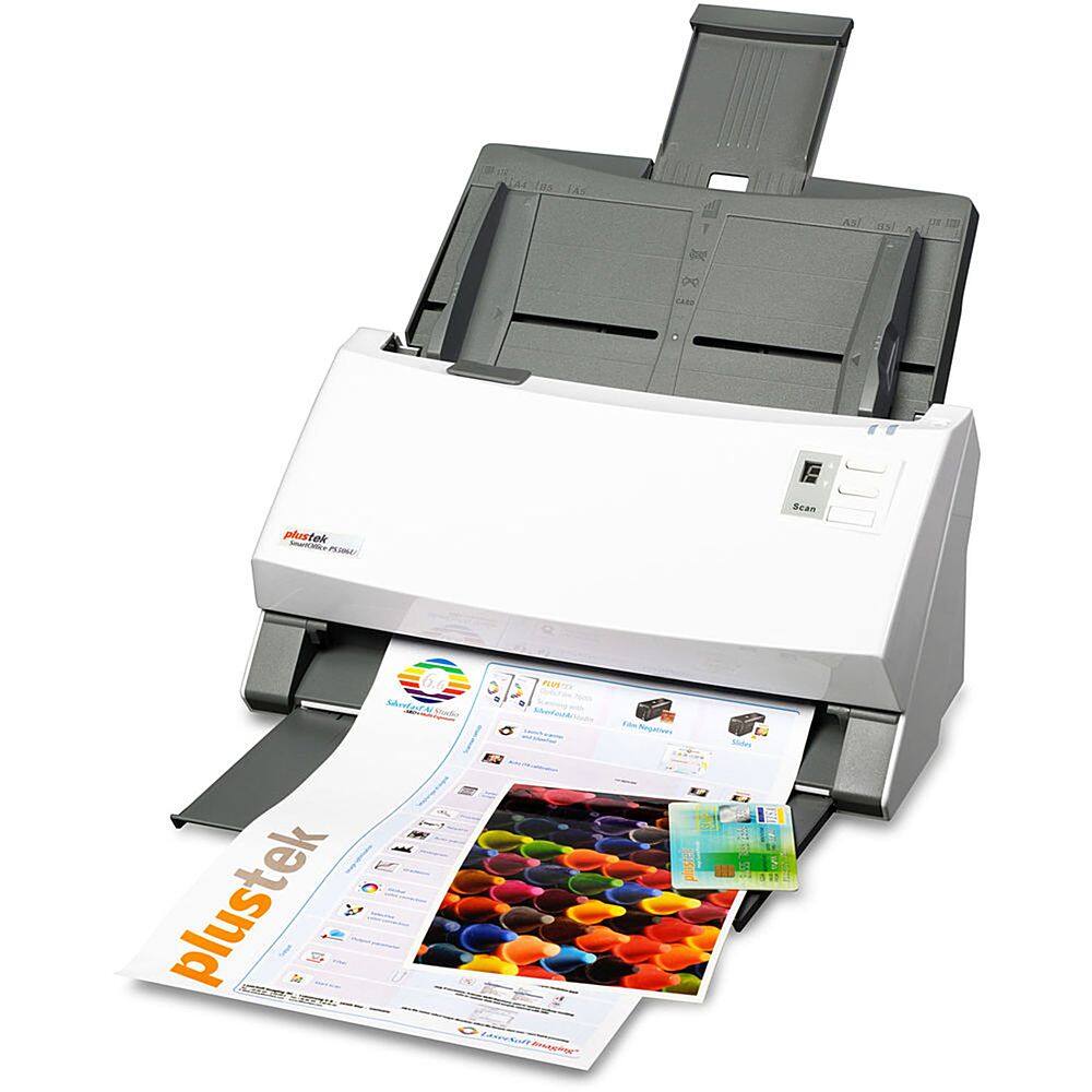 Alt View 11. Plustek - SmartOffice PS506U Document Scanner - White.