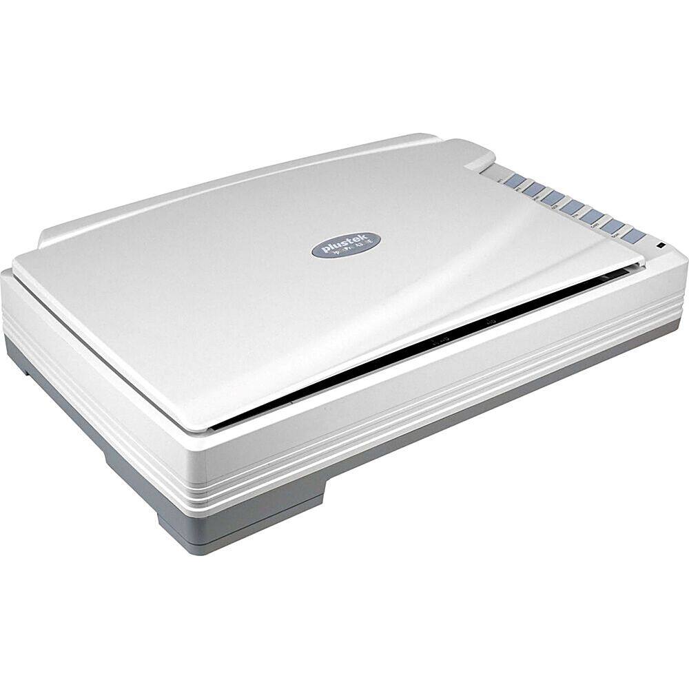 Alt View 11. Plustek - Opticpro A320E Flatbed Scanner - White.