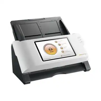 Front. Plustek - eScan A350 Document Scanner - White.