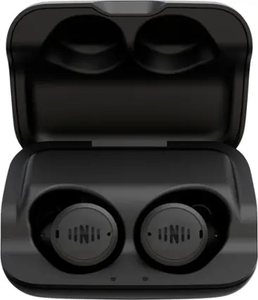 Front. Nuheara - IQbuds 2 MAX Personal Hearing Amplifier - Black.