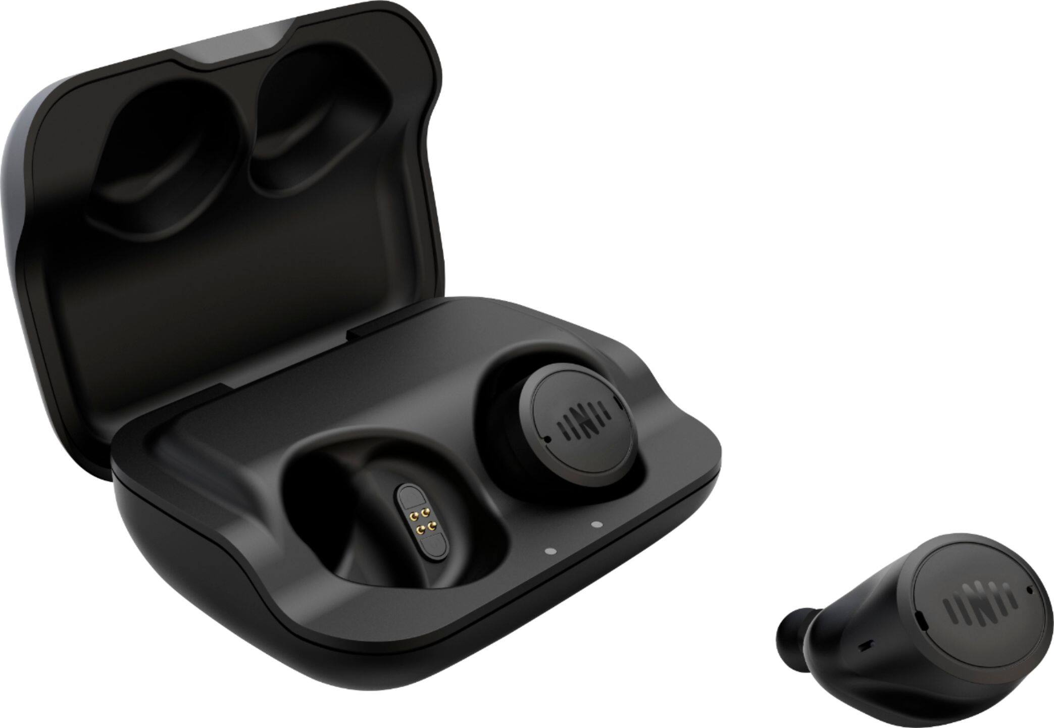 Left. Nuheara - IQbuds 2 MAX Personal Hearing Amplifier - Black.