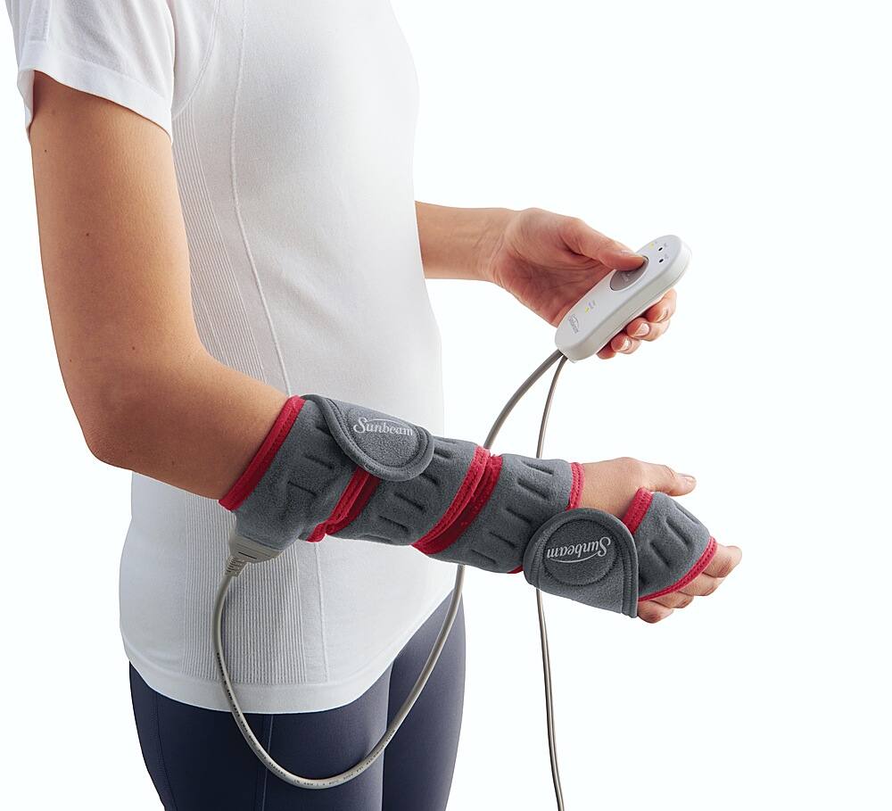 Alt View 14. Sunbeam - FlexFit Heated Wrap - Gray.