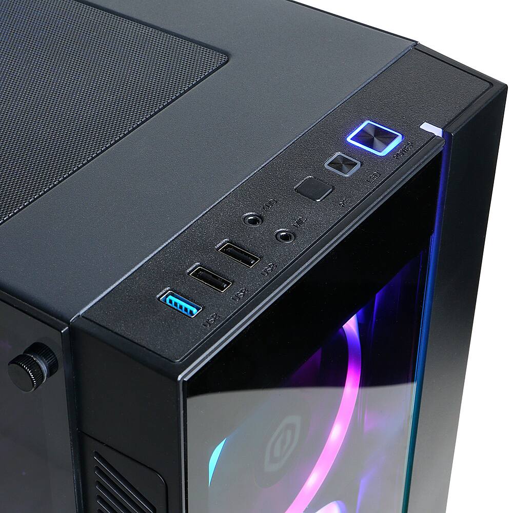 Angle View: CyberPowerPC - Gamer Supreme Liquid Cool Gaming Desktop –Intel Core i9-11900KF 32GB Memory NVIDIA GeForce RTX 3090 2TB HDD 500GB SSD - Black