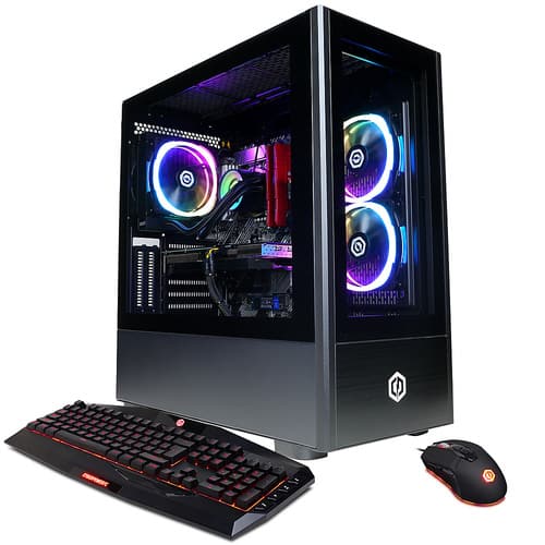 CyberPowerPC - Gamer Supreme Liquid Cool Gaming Desktop –Intel Core i9-11900KF 32GB Memory NVIDIA GeForce RTX 3090 2TB HDD 500GB SSD - Black