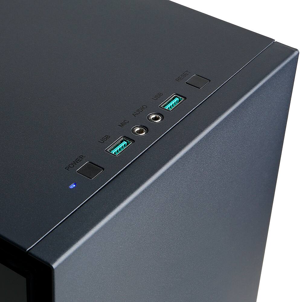 Angle View: CyberPowerPC - Gamer Xtreme Gaming Desktop -  Intel Core i7-11700F – 16GB Memory - AMD Radeon RX 6700 XT – 1TB SSD - Black