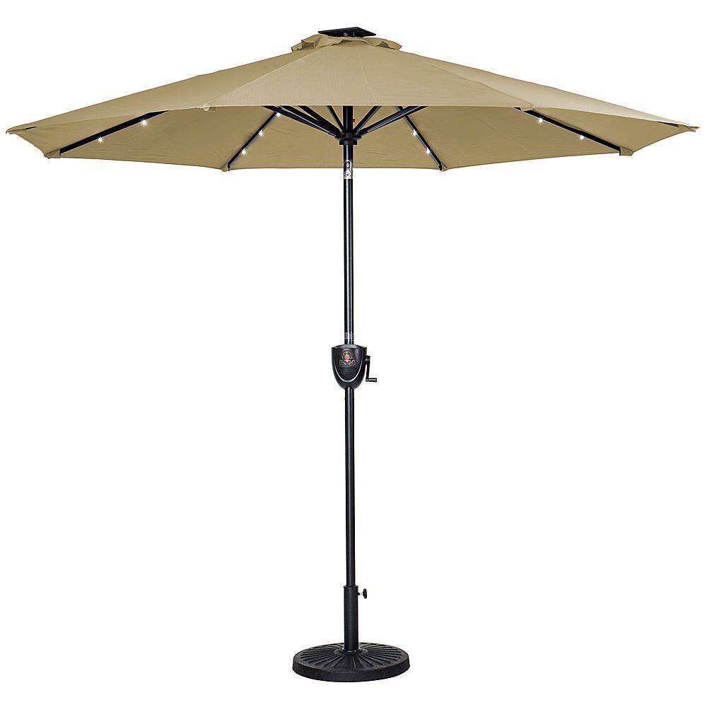 Best Buy: Sun Ray 9' Round Bluetooth Speaker Solar Lighted Umbrella ...