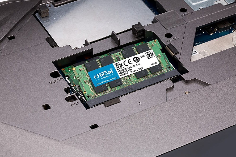 Crucial 32GB (2PK 16GB) 3200MHz speed PC4-25600 DDR4 SODIMM Laptop 
