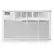 Alt View 15. Emerson Quiet Kool - 8,000 BTU 115V SMART Through-the-Wall Air Conditioner with Remote, Wi-Fi, and Voice Control - White.