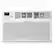 Angle. Emerson Quiet Kool - Energy Star 12,000 BTU 115V Through-the-Wall Air Conditioner with Remote Control - White.